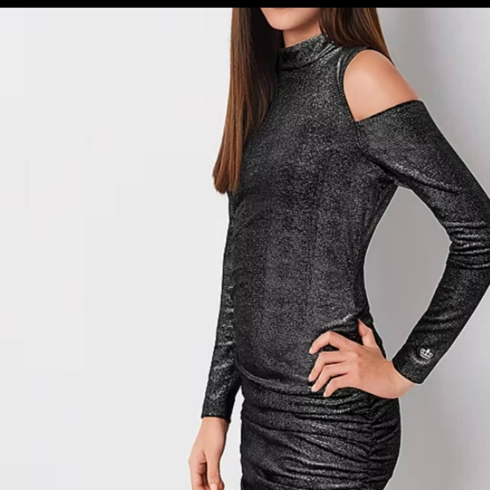 Juicy couture Sparkling Long Sleeve Bodycon Dress